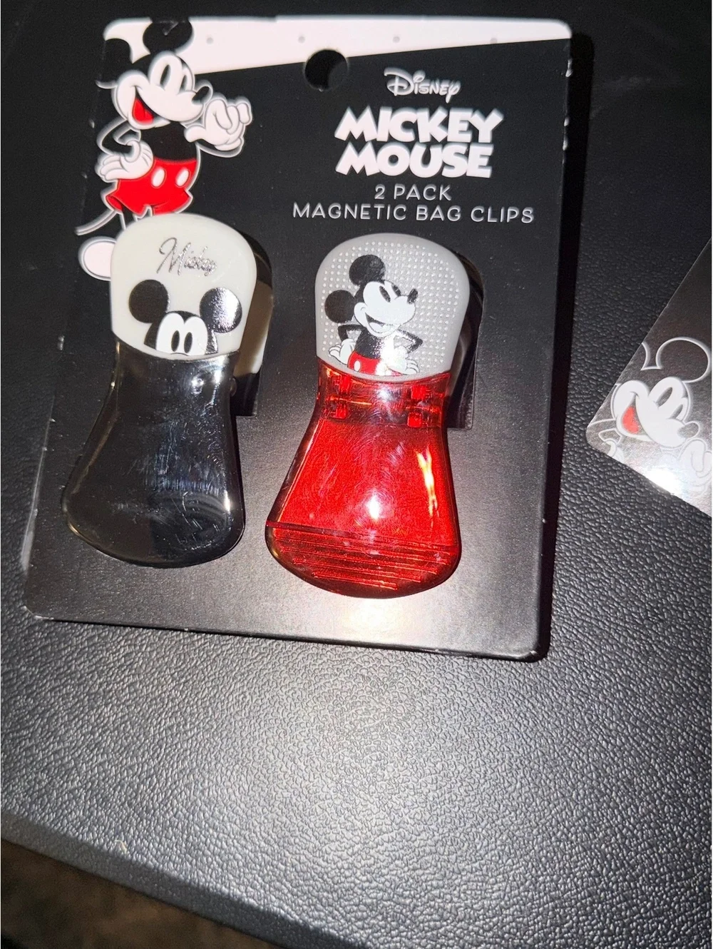 Disney Mickey Mouse Kitchen Set - Measuring Spoons, Magnetic Bag Clips, Mini Mit